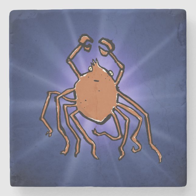 the groovy sea spider stone coaster (Front)