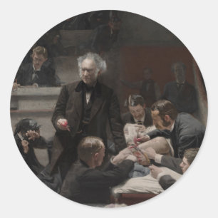 The Gross Clinic by Thomas Eakins Classic Round Sticker