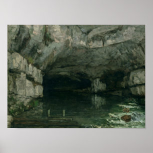 The Grotto of the Loue, 1864 Poster