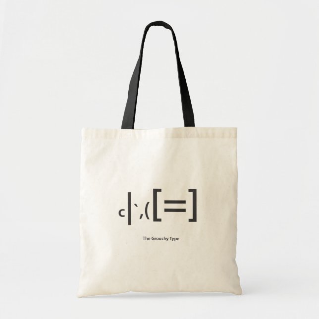 the grouchy type bag (Front)