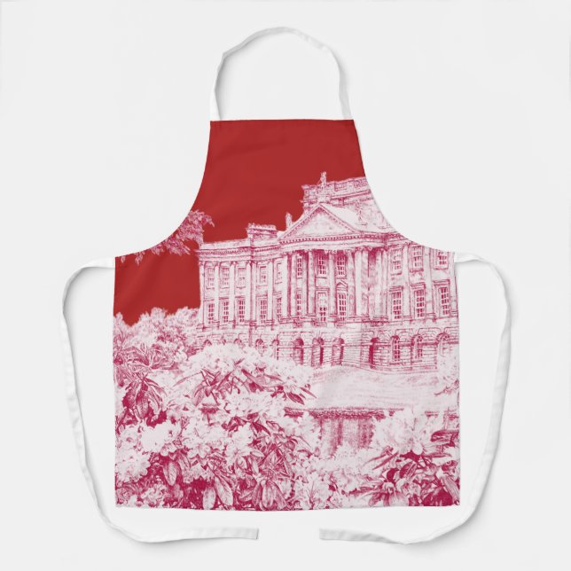 The Grounds at Pemberley (Red) - Apron (Front)