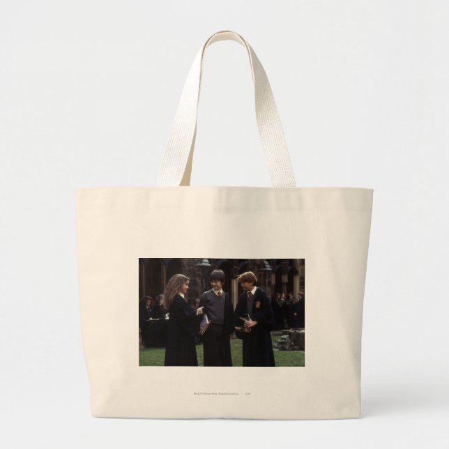 The group outside of Hogwarts Large Tote Bag (Front)