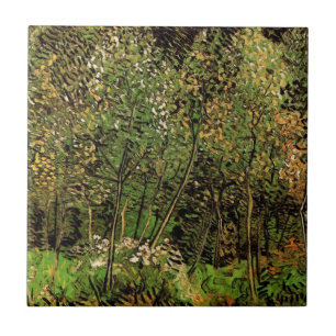 The Grove by Vincent van Gogh Ceramic Tile