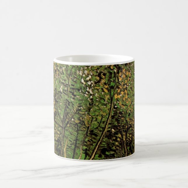 The Grove by Vincent van Gogh Coffee Mug (Center)