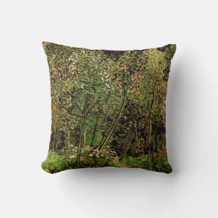 The Grove by Vincent van Gogh Cushion