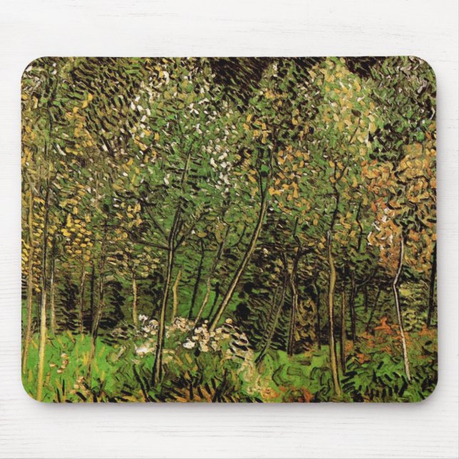 The Grove by Vincent van Gogh Mouse Pad (Front)