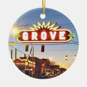 The Grove, St Louis, Christmas Ornament, Ceramic Ornament