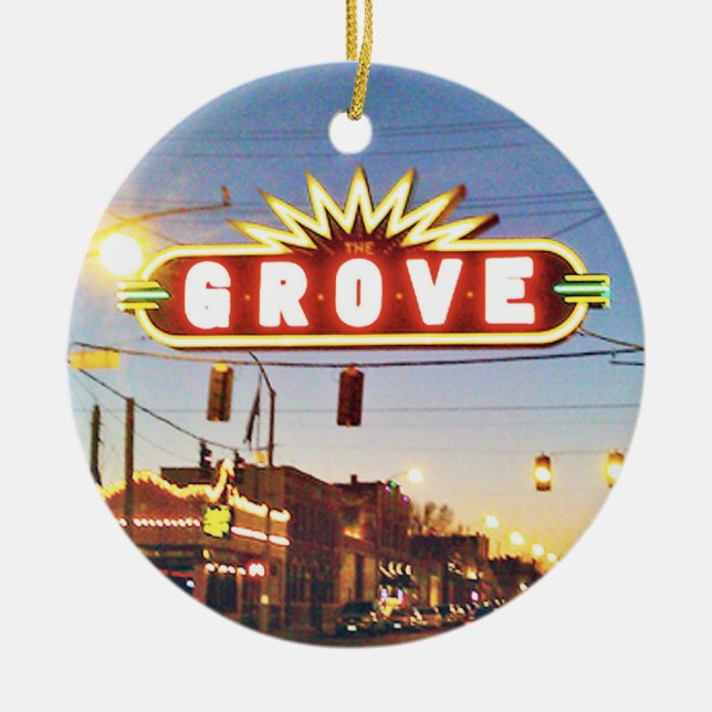 The Grove, St Louis, Christmas Ornament, Ceramic Ornament (Front)