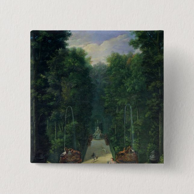 The Groves of Versailles 15 Cm Square Badge (Front)