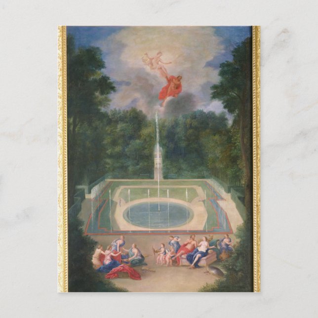 The Groves of Versailles with Mars Postcard (Front)