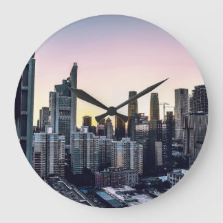 THE GROWING CITY  LARGE CLOCK