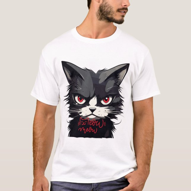 "The Growling Kitty" T-Shirt (Front)