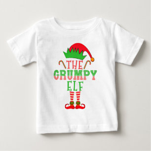The Grumpy Elf Christmas Family Matching Pajama T- Baby T-Shirt