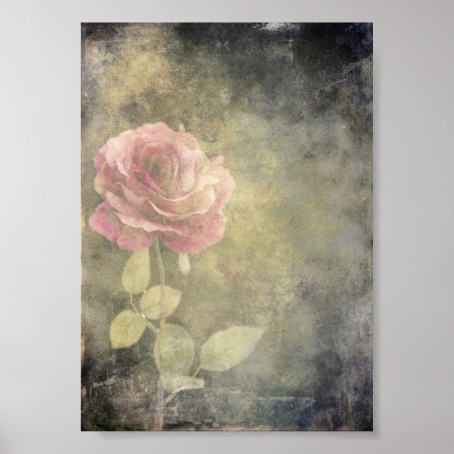 The Grunge Rose Poster (Front)