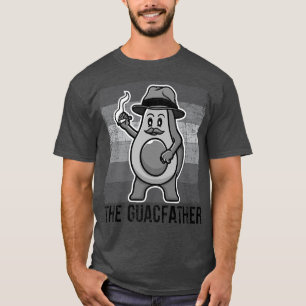The Guacfather, Cute Avocado Men, Funny Daddy, Ret T-Shirt