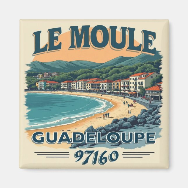 THE GUADELOUPE MOULE MAGNET (Front)