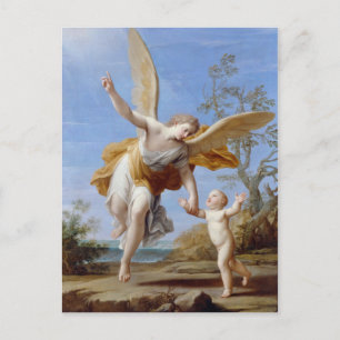 "The Guardian Angel" postcard
