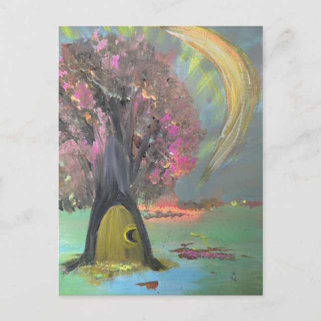 The guardian of silent secrets holiday postcard (Front)