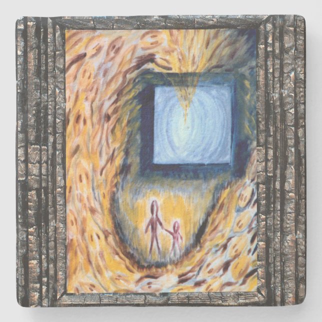 The Guardian Stone Coaster (Front)