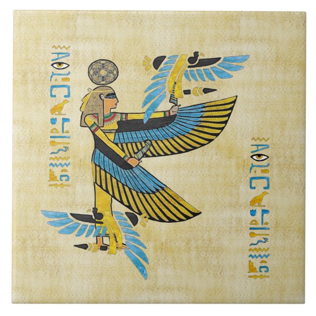 The Guardians Ibis Ceramic Tile (Front)