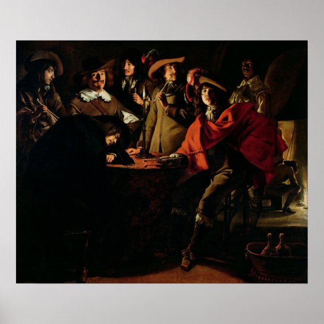 The Guards Smoking, 1643 Poster (Front)