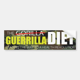 The Guerrilla Diet Bumper Sticker