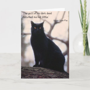 The Guilt Of My Dark Deed... Card