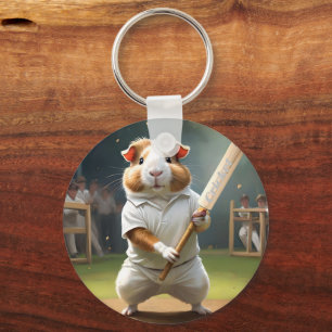 The Guinea Pig Cricketer: Dressed in Whites, Key Ring