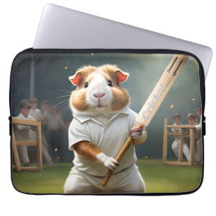 The Guinea Pig Cricketer: Dressed in Whites, Laptop Sleeve