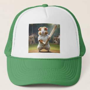 The Guinea Pig Cricketer: Dressed in Whites, Trucker Hat