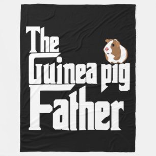 The Guinea Pig Father Fleece Blanket