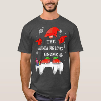 The Guinea Pig Lover Gnome Cute Red Buffalo Plaid  T-Shirt