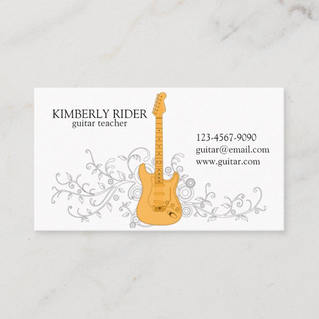 The Guitar Business Card (Front)