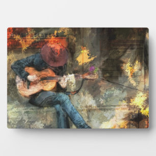 The Guitar Man Plaque
