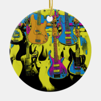 The Guitar Party - Musical Instrument Ceramic Orna Ornament