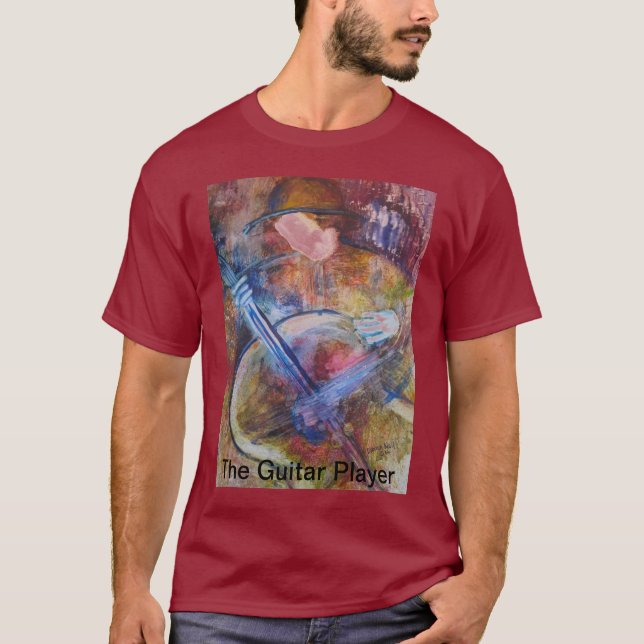 "The Guitar Player" Men's T-shirt (Front)