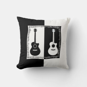 The Guitar Throw Pillow