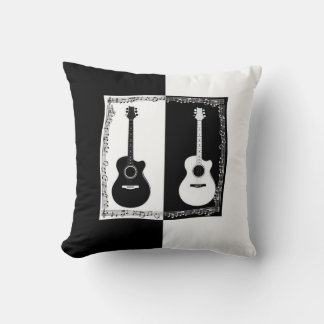 The Guitar Throw Pillow