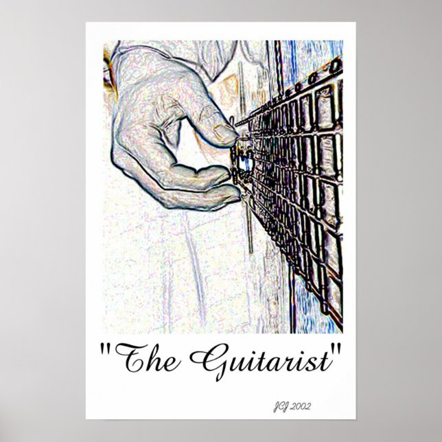 The Guitarist Poster (Front)