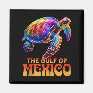 The Gulf Of Mexico Edm Music Rave Dance Sea Turtle Magnet