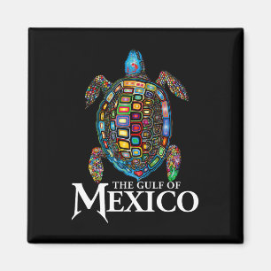 The Gulf Of Mexico Edm Music Rave Dance Sea Turtle Magnet