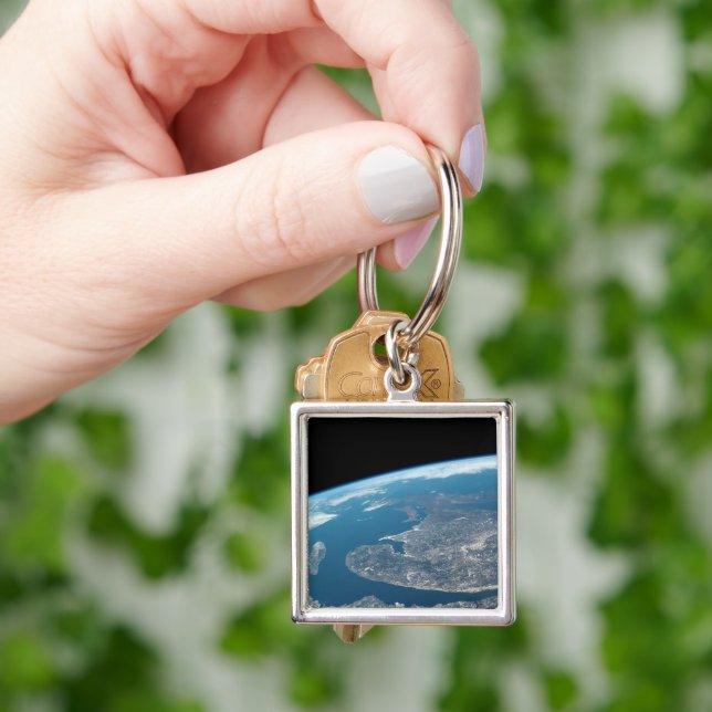 The Gulf Of St. Lawrence And Canada. Key Ring (Hand)