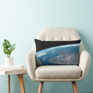 The Gulf Of St. Lawrence And Canada. Lumbar Cushion
