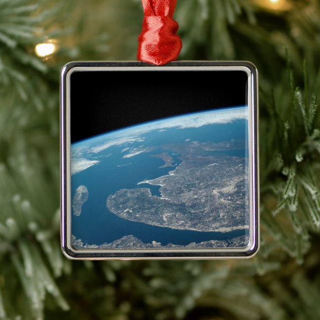 The Gulf Of St. Lawrence And Canada. Metal Ornament (Tree)