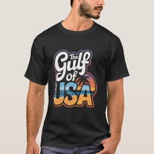 The Gulf of USA America Mexico Beach Vacation Desi T-Shirt