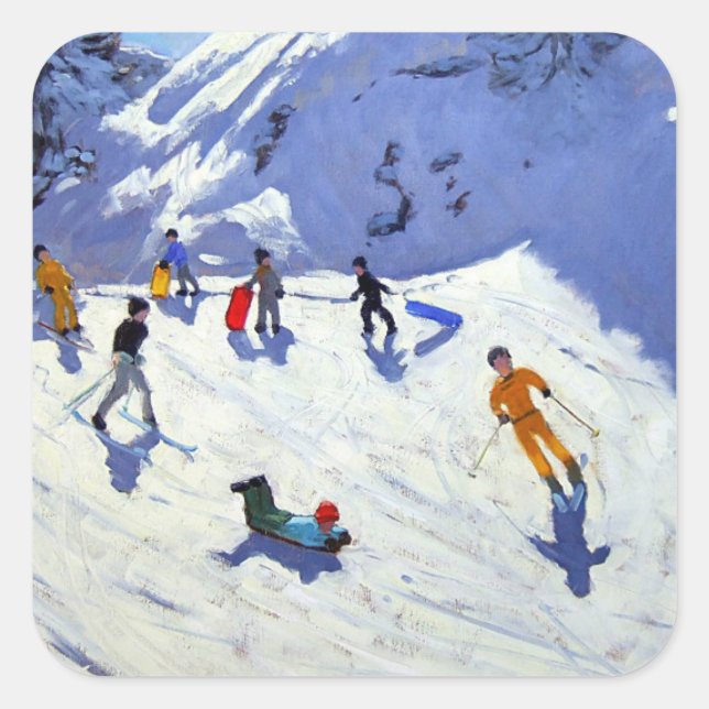 The Gully Belle Plagne 2004 Square Sticker (Front)