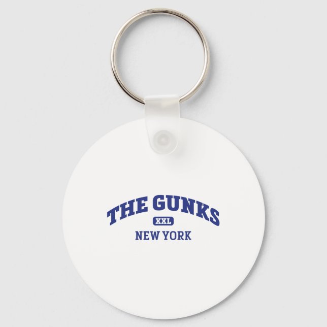 The Gunks College Style Rock Climbing Area Design  Key Ring (Front)