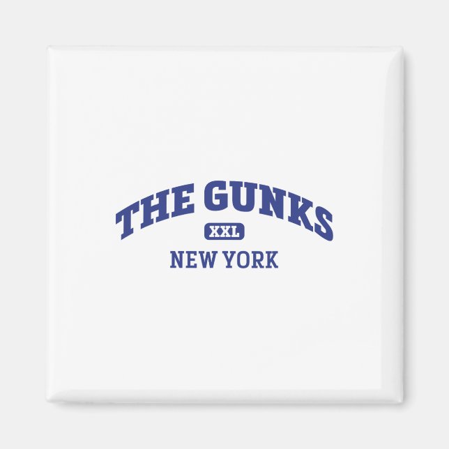 The Gunks College Style Rock Climbing Area Design  Magnet (Front)