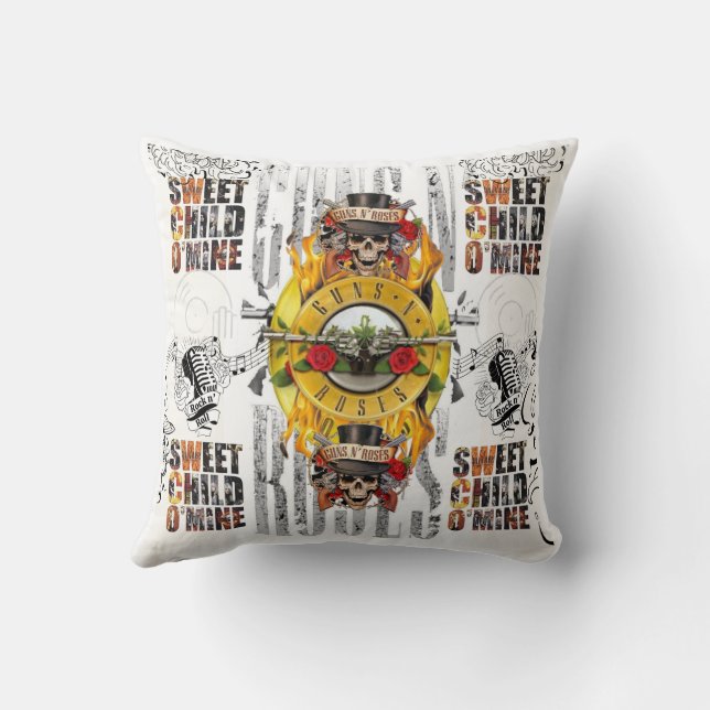 THE GUNS AND ROSES decorative cuin collection Cushion (Back)
