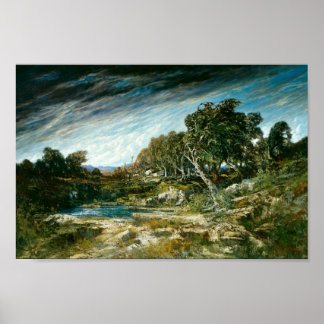 The Gust of Wind (Courbet 1865) Poster